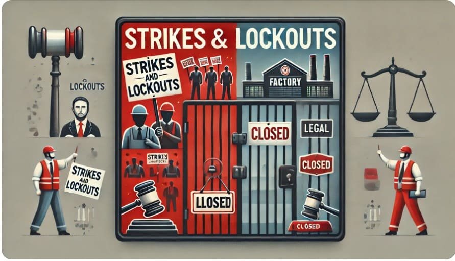 Strikes and Lockouts Meaning | Difference between Strike and Lockout