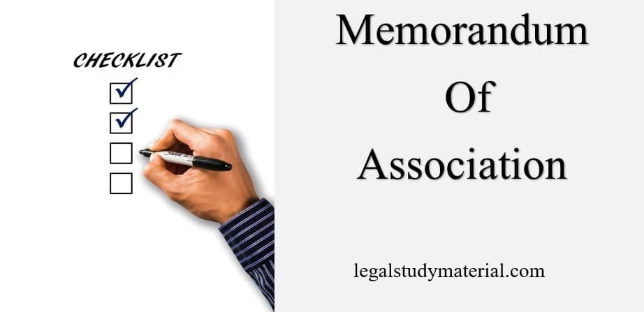 Memorandum of Association