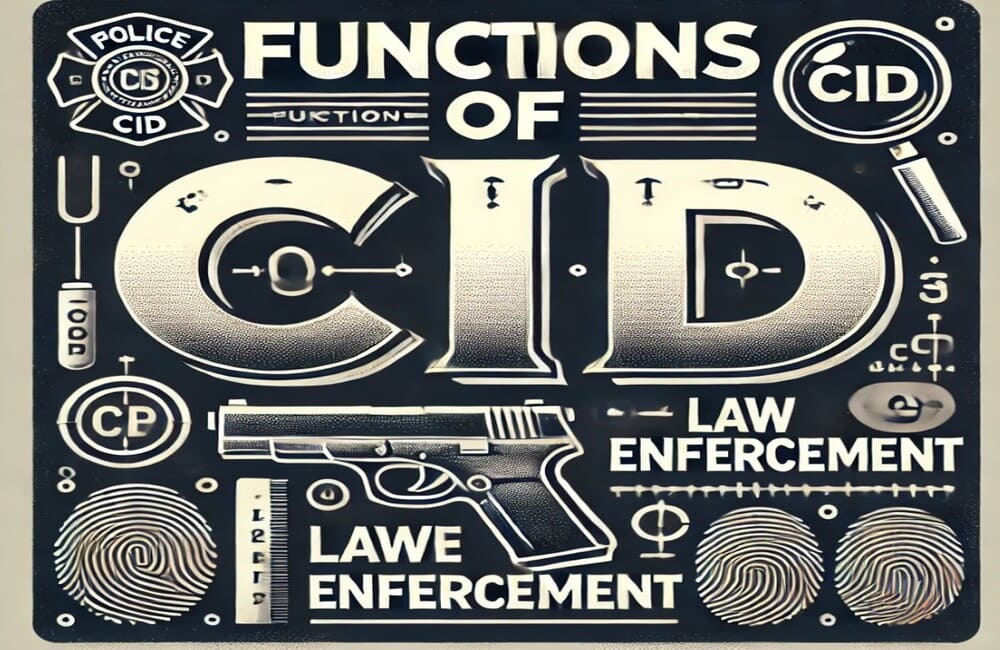 Functions of CID in India