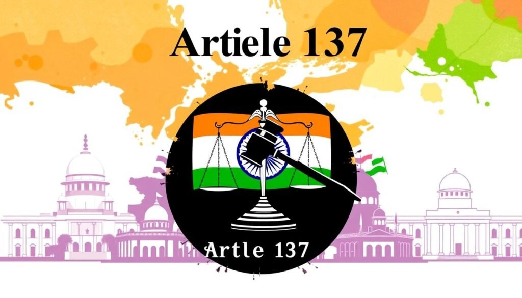 Article 137 of Indian Constitution