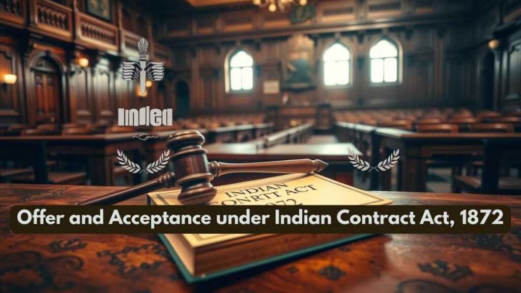 Offer and Acceptance under Indian Contract Act, 1872