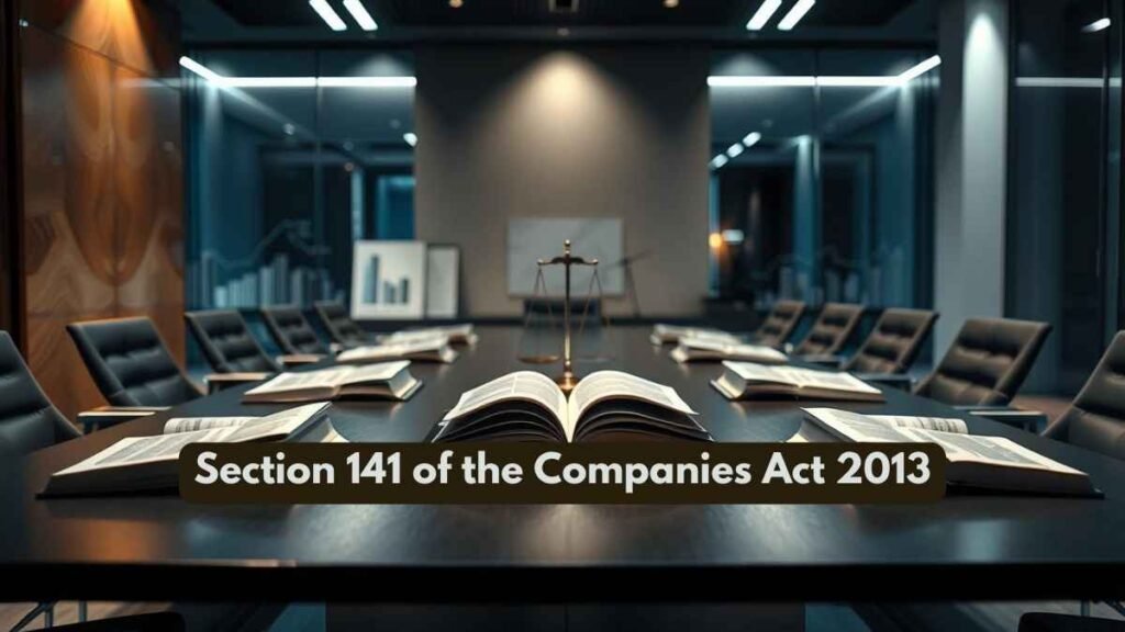 Section 141 of the Companies Act 2013
