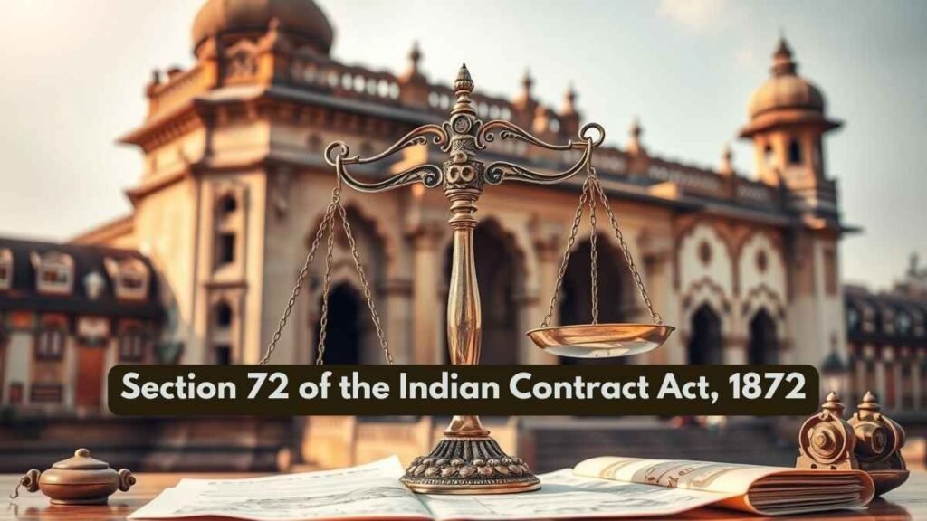 Section 72 of the Indian Contract Act, 1872